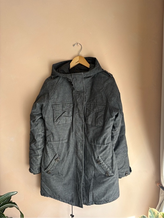 Aritzia Jackets & Blazers - Aritzia Community Paradigm Parka - Medium, Grey- Missing faux fur trim AS IS